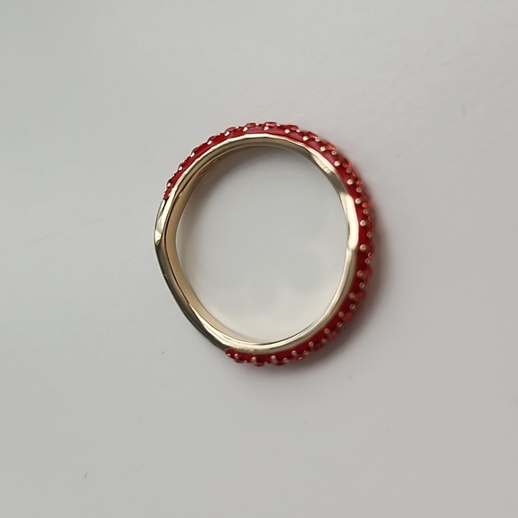 Swarovski Gold-plated shell rings set - Picture 8 of 8